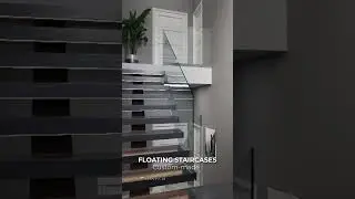 Custom Floating Stairs, Glass Railings, and Seamless Structures