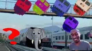 Guess The  Correct Image Of Train Head !! Tebak Gambar Kereta api edisi lebaran ,, funny train 😉😉😉😉