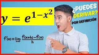 🔴¿Preparando el Examen? Domina la Derivada de $e^{1-x^2}$ por Definición sin Errores.