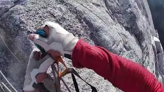 Half Dome Regular Northwest Face - Aid Climbing - Pitch 11 (Robbins Traverse)