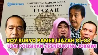 ROY SURYO PAMER IJAZAH S1 HINGGA S3 USAI LAPORKAN 7 PENDUKUNG JOKOWI: KALAU MAU DIUJI SILAKAN