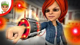 Super weapon for the thief. Police Car Cartoon english. Police for children. Trucks crash for boys.