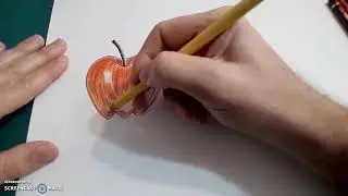colorare una mela