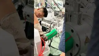 How to making hdpe pipe , 3-layer hdpe pipe production process #extrusion #machine extruder
