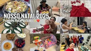 NOSSO NATAL 2025 NA CASA DA MINHA MÃE| Preparativos pra ceia+ ganhamos presentes 🎄✨