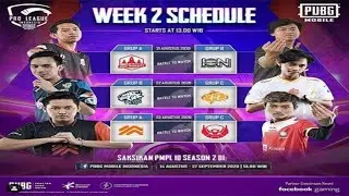 LIVE PMPL ID SEASON 2 - WEEK 2  DAY 1