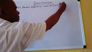 Interpolation: Applying Newton's forward, backward and divided difference formulae.