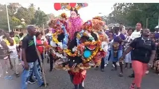 Massive Christmas CELEBRATIONS With SALONE MONEY MASQUERADE In Mamabolo Sierra Leone