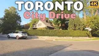 🇨🇦 Toronto Side Street View | Beautiful Houses & City Vibes