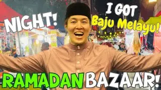 Night Ramadan Bazaar is like festival？Never forget my first baju melayu experience!