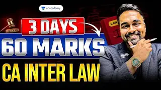 📚 3 Days, 60 Marks in CA Inter Law! 💥 | Ft. CA CS Shantam Gupta