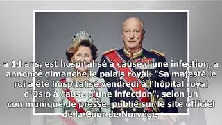 Le roi harald v de norv&egrave;ge hospitalis&eacute;