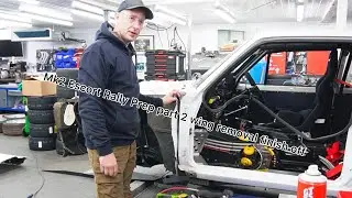 Mk2 Escort Rally Prep part 2 wing removal finish off, things are not looking great!