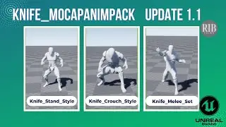 Knife_MocapAnimPack - UPDATE 1.1 - UE