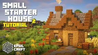 Minecraft 1.21: How to build a Small Starter House in survival (Full Tutorial)