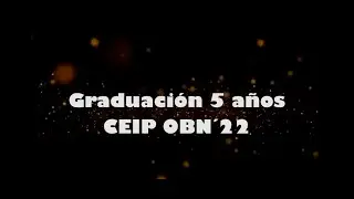 Graduación 5 años. Promoción 2022. CEIP Obispo Blanco