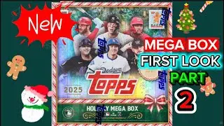 🔥🎄НОВЫЙ РЕЛИЗ!!🎄🔥 ОТКРЫТИЕ ПРАЗДНИЧНОГО МЕГАБЛОКА TOPPS 2025 ГОДА!! БОЛЬШИЕ ХИТЫ НОВИЧКОВ И SP'S ...