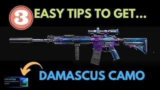 3 Easy Tips for Grinding DAMASCUS CAMO | Call of Duty MW