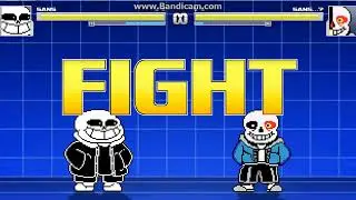 MUGEN Rematch: Underpants Sans vs Glitch Sans (Old)