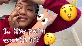 First Time Getting Eyebrows Threading| Is the pain worth it?