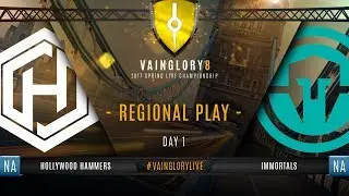 Hollywood Hammers vs Immortals - 2017 Unified Western Spring Live Championship - Day 1