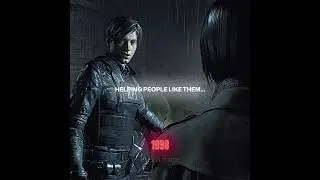 Leon&rsquo;s heart as a rookie cop never changed💔 #residentevil #leonskennedy  #adawong  #re2remake #re6