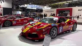 FERRARI 488 CHALLENGE EVO FERRARI 488 GT MILANO AUTOCLASSICA 2023 FERRARI CLUB ITALIA squadra corse