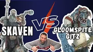 Spearhead: Les Gloomspite gitz de Renaud contre mes Skavens