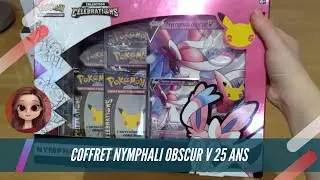 DECOUVERTE DU COFFRET NYMPHALI OBSCUR V ! #POKEMON #CELEBRATIONS