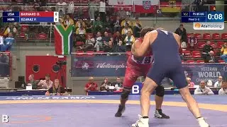 BRONZE FS - 85 kg: F. SZARAZ (HUN) df. D. BARNARD (USA) by FALL, 4-0