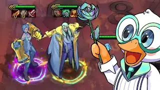 Vi Hero and Swain went Double Colossal to farm Crystal Gambit!