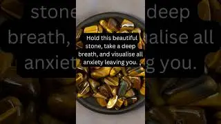 Tiger's Eye for Anxiety and Confidence: Crystal Healing Tips #shortvideo