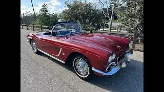 1962 Honduras Maroon Corvette Convertible