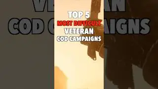 ТОП-5 САМЫХ СЛОЖНЫХ ветеранских кампаний COD #шорты