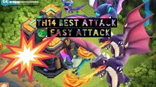 TH14 DRAGON 🐲🐉 ATTACK 🔥#clashofclans #coc #clash#cocindia