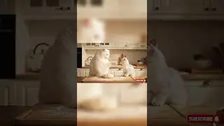 Cat Making bread 🍞#makingbread #bread #cat #breakfast