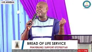 WELCOME TO OUR BREAD OF LIFE SERVICE WITH PST. DENNIS MJOMBA EVERY SUNDAY FROM 10:30AM-2:00PM