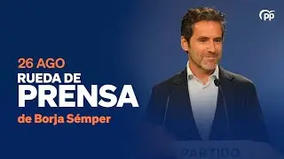 Borja Sémper ofrece una rueda de prensa tras la reunión del Comité de Dirección