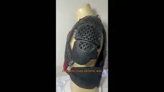 Colete Alpinestars A6 Chest Protector Preto Verme