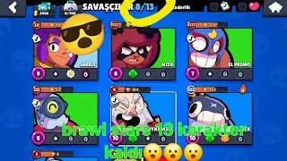 Brawl stars 13 karakter kaldı(ge&ccedil;ici)😮😮 supercell bu nee