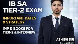 IB SA TIER 2 EXAM DATES! BEST EBOOKS FOR TIER 2! REMAINING DAYS STRATEGY FOR EXAM! INTERVIEW!#ib 