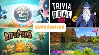 Continuing Distant Bloom and Twinkle SMP Day 4 ✨ (+ Demos: Trivia Deal and Liftlands)