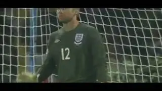 England Goalkeeper Rob Green fail video