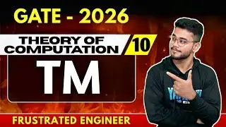 Turing Machine : 1 SHOT (Concepts+PYQs) 🎯| GATE CSE  || FRUSTRATED ENGINEER 😈