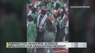 Farmington Schools apologizes for taking student's beaded graduation cap