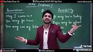 Modal Verbs //grammar by dear sir//please subscribe dear sir official channel 