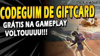 CODEGUIM FREE FIRE GRATIS DE GIFTCARD 10 REAIS COMO PEGAR CODEGUIM