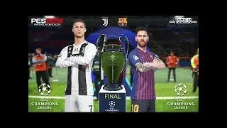 PES 2019 mobile Матч C.Ronaldo ,L.Mesii волшебная нога Месси