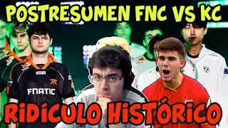 Postresumen LEC Playoffs Fnatic vs KCorp | Uno de los mayores bochornos de la historia | Vergonzoso