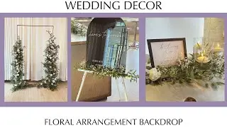 DIY Wedding Ceremony Floral Arrangement  Backdrop - Luxx Events By Krissy
